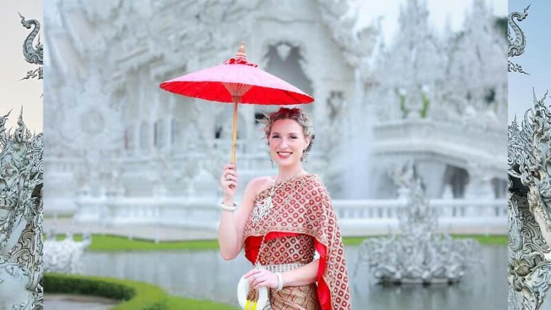 Chiang Rai:Photos of traditional Thai costumes,White Temple - Good To Know