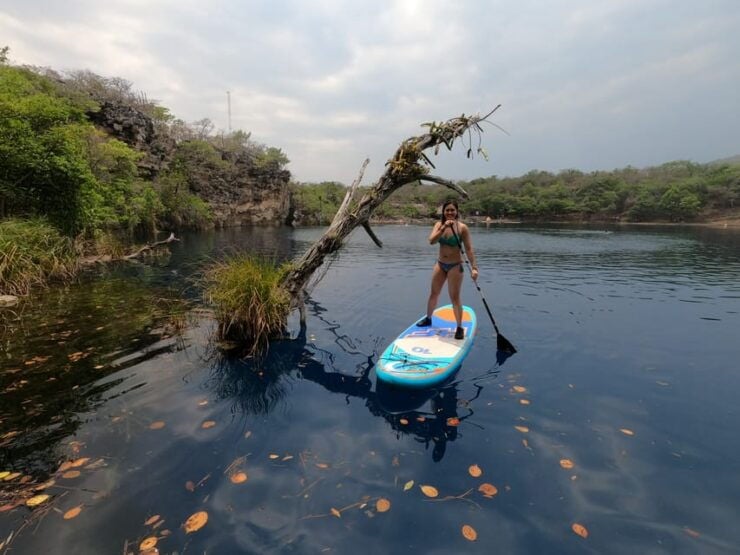 Chiapas: Chucumaltik Cenote SUP Paddleboard and Snorkeling - Stand-Up Paddleboarding the Cenote