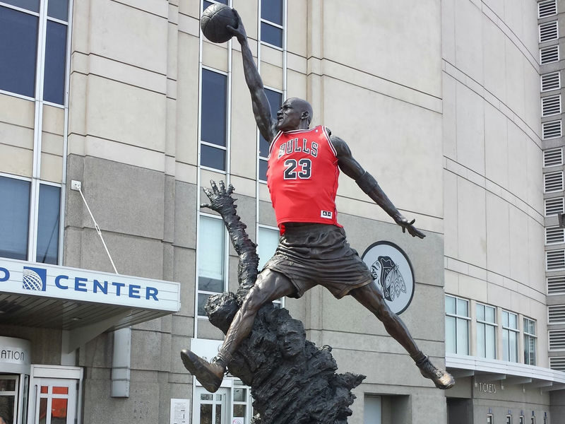 Chicago Bulls Basketball Game at United Center - Arriving at United Center