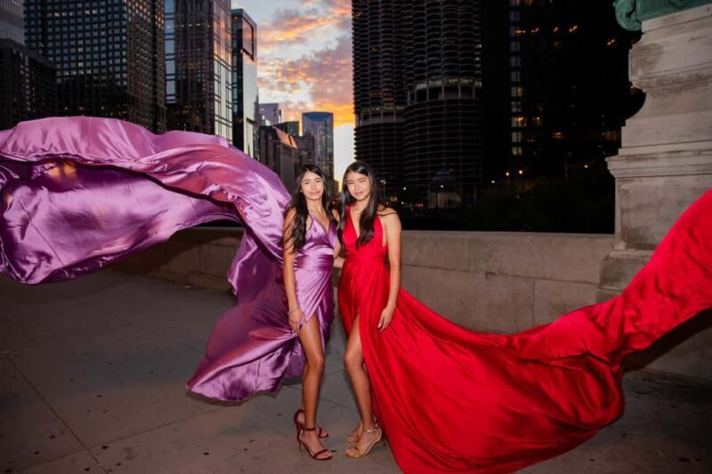 Chicago Luxury Flying Dress Photoshoot - An In-Depth Look at the Chicago Luxury Flying Dress Photoshoot