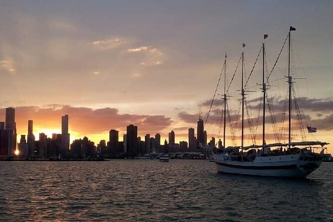 Chicago Skyline Sunset Sail Aboard Official Flagship of Chicago 148 S/V Windy - Questions and Information