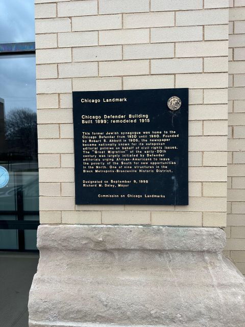 Chicagos Black American Historical Bus Tour - Tour Highlights