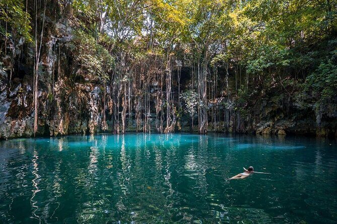 Chichén Itzá and the Enchantment of the Magical Towns in Merida Tour - Refreshing Swim at Yokdzonot Cenote