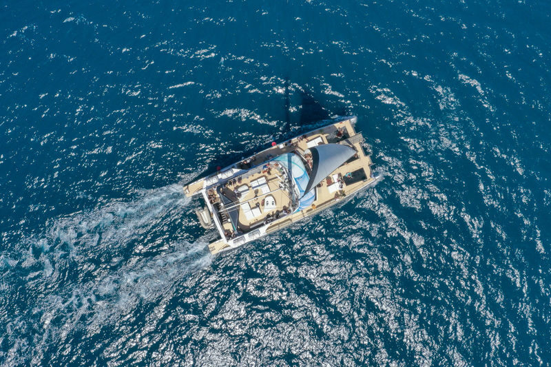 Chill Out Catamaran Experience in Barcelona - Leaving Port Vell for the Barcelona coast