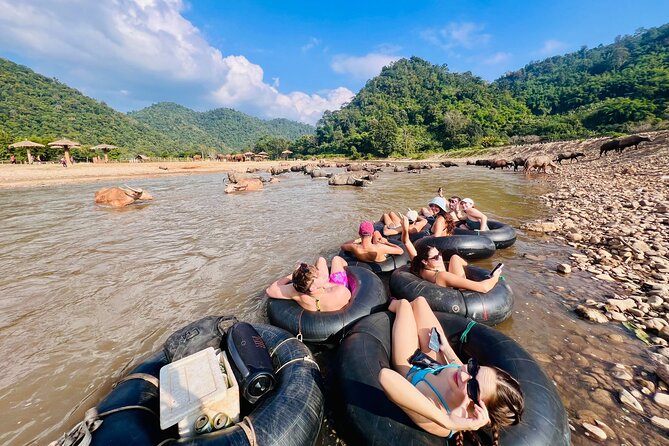 Chilled River Tubing Experience and Elephant Feeding - Scenic Views and Wildlife Encounters