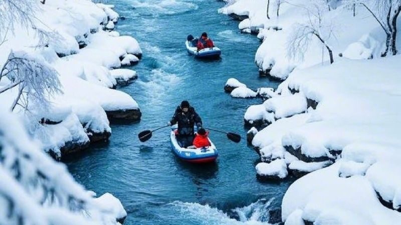 China Snow Town & Erlang River Rafting Day Trip - A Long Winter Day From Yabuli
