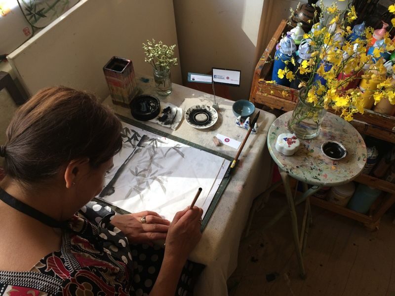 Chinese Ink Painting Workshop by Ka Atelier | Wan Chai - A Quiet Studio Break in Wan Chai