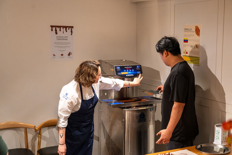 Chocolate Making Experience in Singapore by ANATTA Culinary Academy - A chocolate workshop built around tasting and making