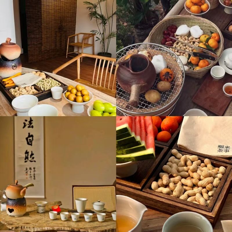 Chongqing Fulai Tea Affairs - Finding the tea house inside the temple building
