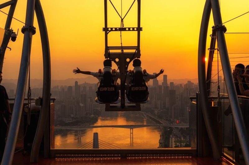 Chongqing Raffles City Exploration Cabin-Cloud Paradise Ticket - Is the ticket worth from $21.69?