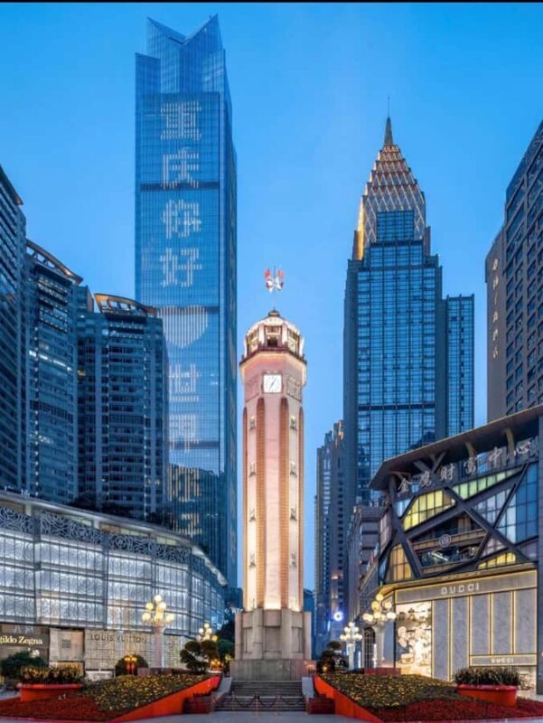 Chongqing: Step into the Cyberpunk City with Local - Start at Jiefangbei Pedestrian Street and Liberation Monument