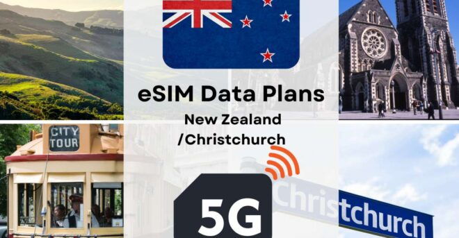 Christchurch :Esim Internet Data Plan High-Speed 4g/5g - Steps for Activation Process