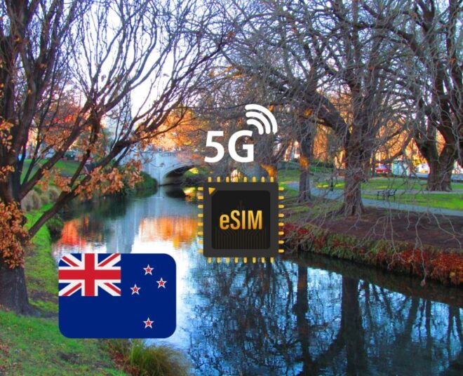 Christchurch :Esim Internet Data Plan High-Speed 4g/5g - Inclusions and Important Details