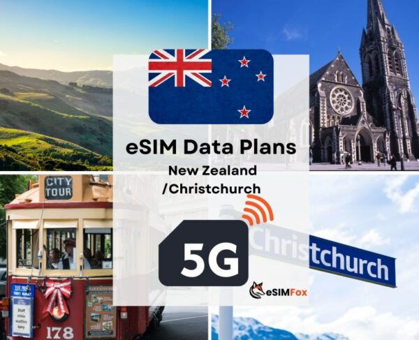 Christchurch :Esim Internet Data Plan High-Speed 4g/5g - The Sum Up