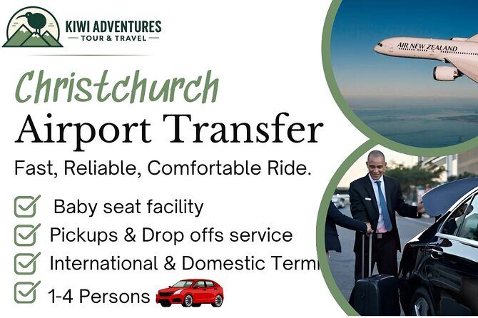 Christchurch INTL Airport Car Transfer to City max 4 persons - The Experience in Real Life: What Reviewers Say