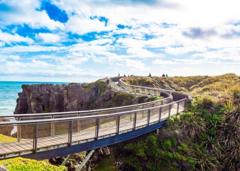 Christchurch to Franz Josef Tour with TranzAlpine (1 way) - Exploring Greymouth and Cobden Breakwater