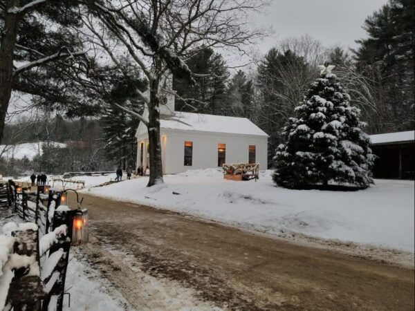 Christmas by Candlelight at Old Sturbridge Village - Horse-drawn Wagon Rides and Bonfires