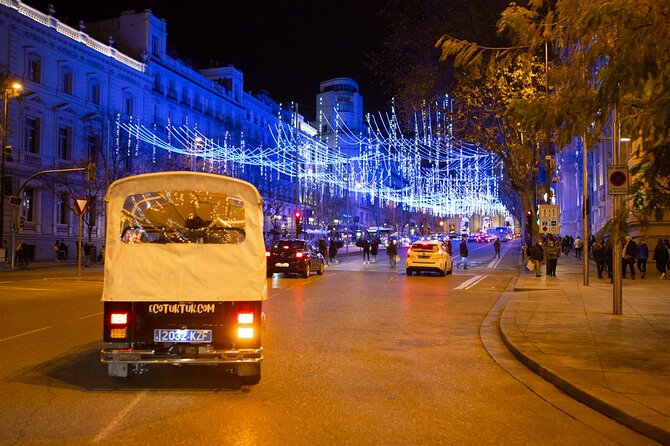 Christmas Lights Tour in Madrid in Private Eco Tuk Tuk - The Sum Up