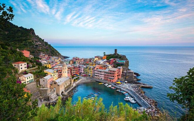 Cinque Terre: Hybrid Boat Tour With Swimming Stop - Tour Highlights
