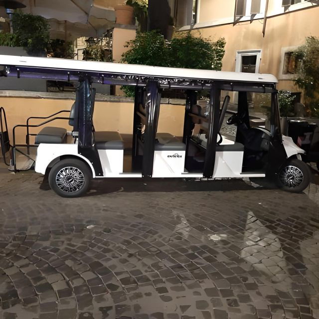 City and Wine: 3h Golf Cart Tour in Rome With 3 Wine Tasting - Experience