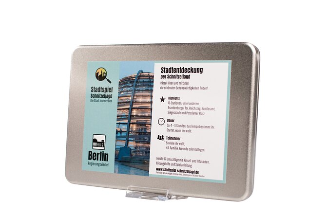 City Game Scavenger Hunt Berlin Government District - Independent City Tour - Meeting Point