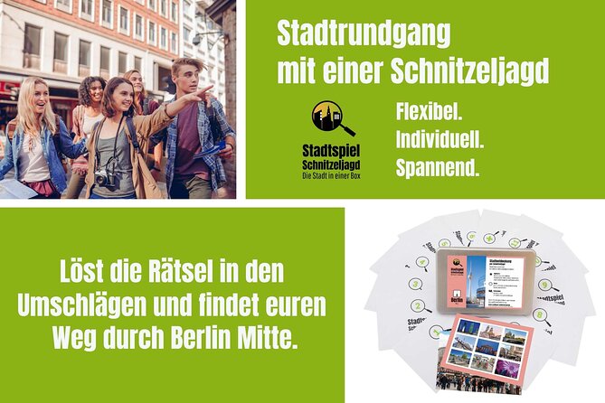 City Game Scavenger Hunt Berlin Mitte - Independent City Tour I Discovery Tour - Entrance Fees