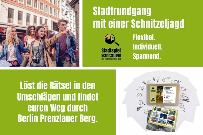 City Game Scavenger Hunt Berlin Prenzlauer Berg - Independent City Tour - Whats Included