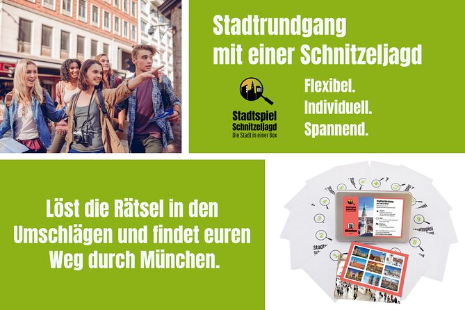 City Game Scavenger Hunt Munich - Independent City Tour I Discovery Tour - Questions and Assistance