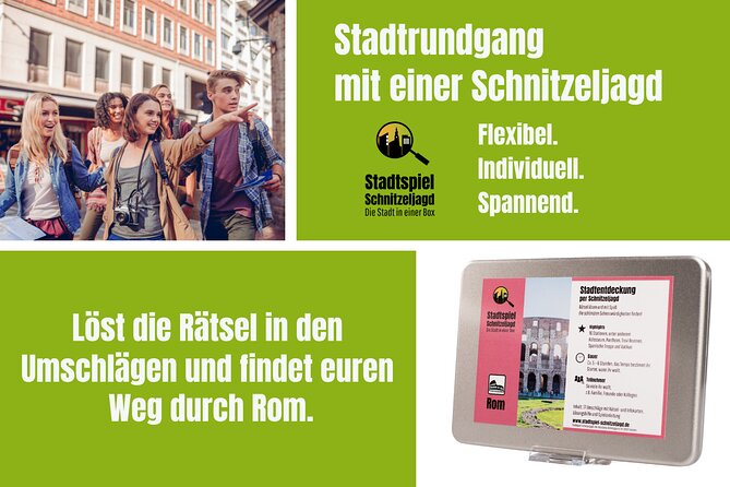 City Game Scavenger Hunt Rome - Independent City Tour I Discovery Tour - Meeting Point Information