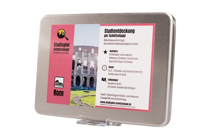 City Game Scavenger Hunt Rome - Independent City Tour I Discovery Tour - Frequently Asked Questions