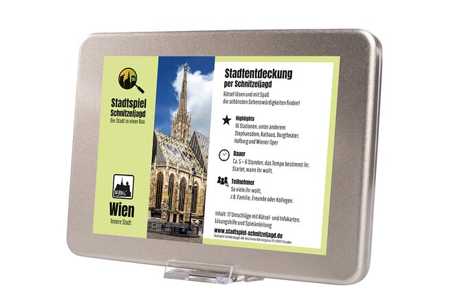 City Game Scavenger Hunt Vienna - Independent City Tour I Discovery Tour - Tour Overview