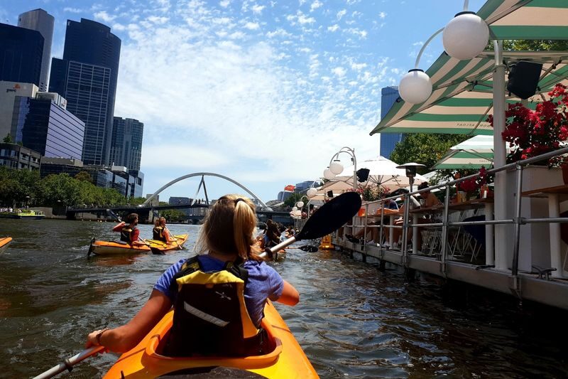 City Sightseeing Kayak Tour in Melbourne - Melbourne’s centre from the Yarra