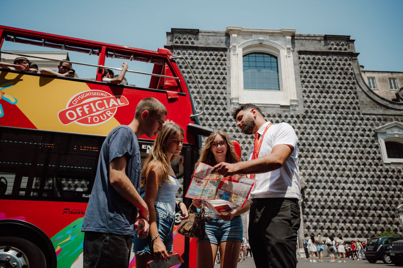 City Sightseeing Napoli Hop On Hop Off Tour 24h - Choose the blue line for the coast