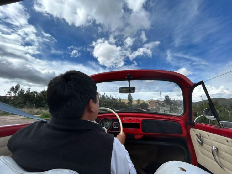 City Tour in a Convertible VW Beetle: Inside and Around - City Exploration