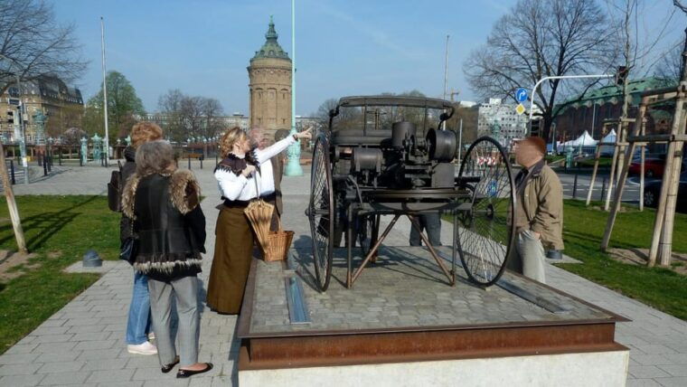 City tour Mannheim: With Bertha Benz through the city of inventors - costume tour - FAQs