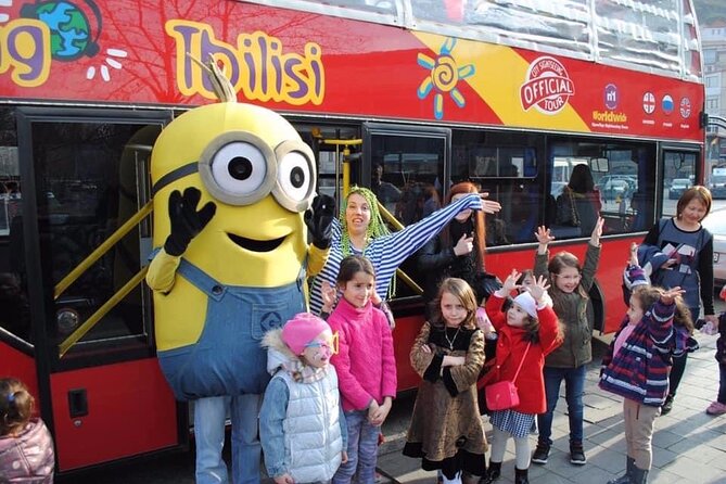 City Tour Tbilisi on Red Bus - Tour Duration and Stops