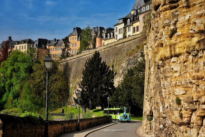 City Train in the Old Town of Luxembourg - Scenic Route Through Old Town