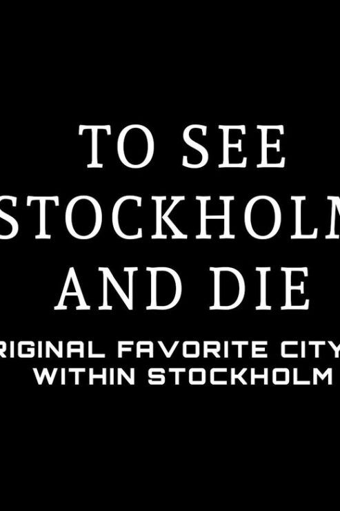 CityQuest in Stockholm - To See Stockholm and Die - Experience Description
