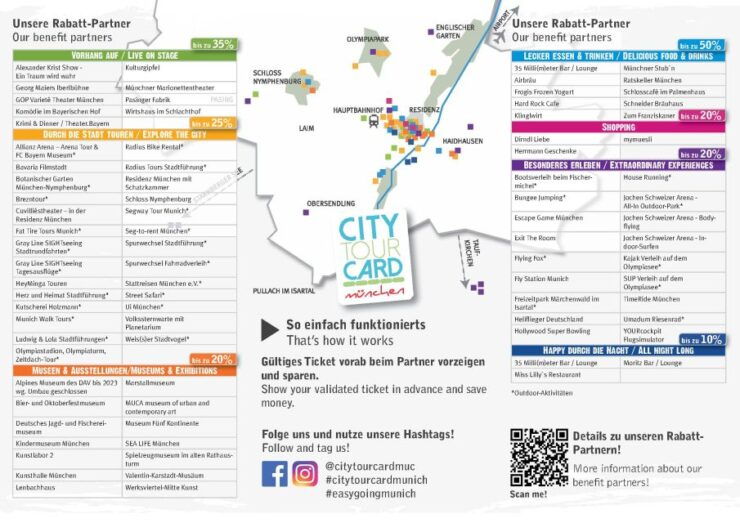 CityTourCard Munich: Public Transport & Discounts - Experience and Features