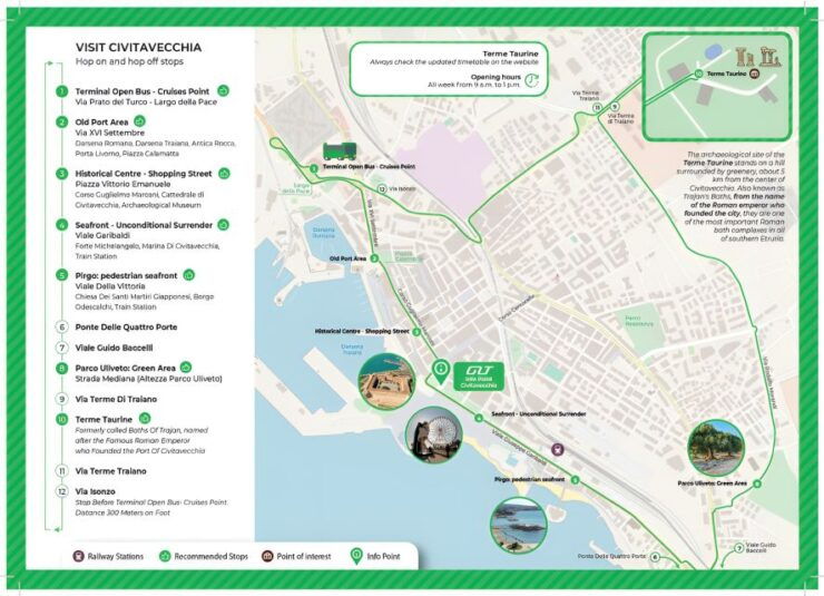 Civitavecchia: Hop-On Hop-Off Bus Ticket With Audio Guide - Reservation and Payment