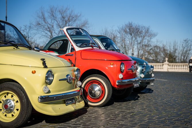 Classic Elegance: Vintage Fiat 500 Cabriolet Rome Tour - End Point