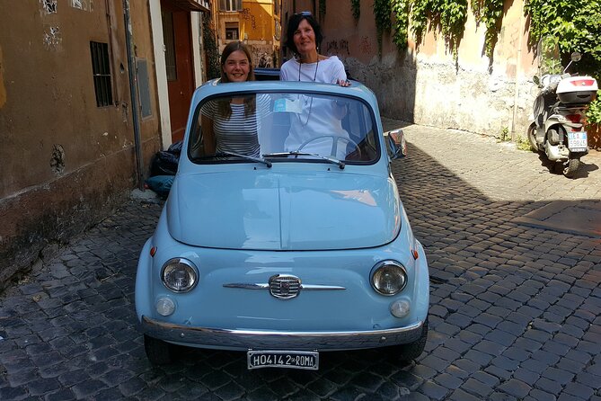 Classic Fiat 500 Rental in Rome - The Sum Up