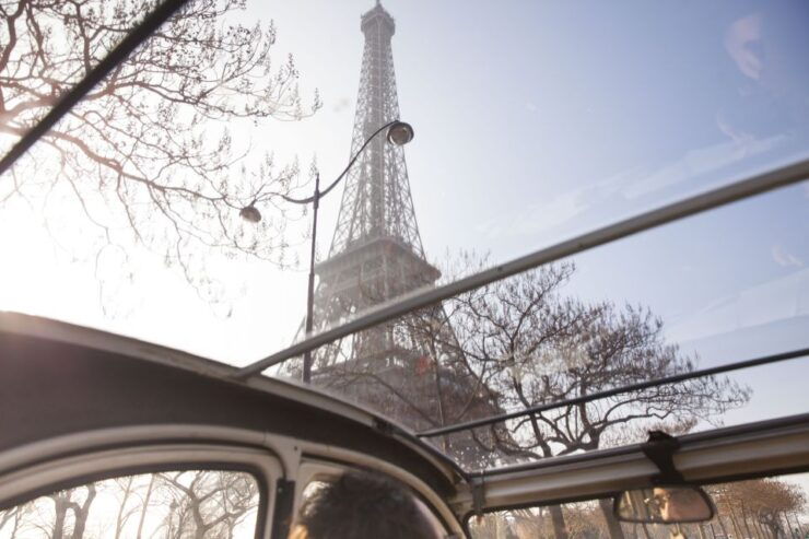Classic, Romantic Paris: 3-Hour Vintage 2CV Tour - Pickup and Drop-Off Services