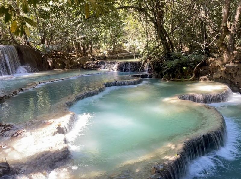Classic tour in Luang Prabang - Kuang Si Falls is the day’s big outing