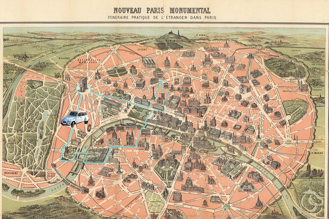 Classic Tour of Paris in 2CV CITROEN - Pricing and Booking Details