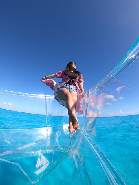 Clear Boat in Cancun, 1 Hour Tour to Enjoy the Views! - Boat and Viewing Experience
