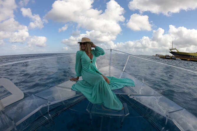Clear Boat & Snorkel Cozumel Tour With Drinks - Location: Aldora Pier in Cozumel