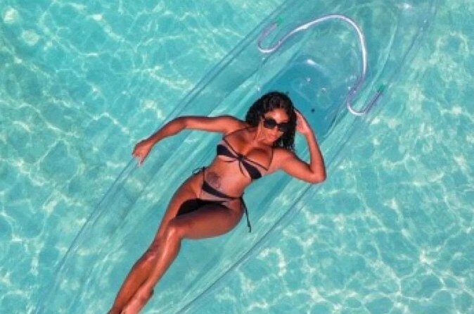 Clear kayak drone Photoshoot - The Sum Up