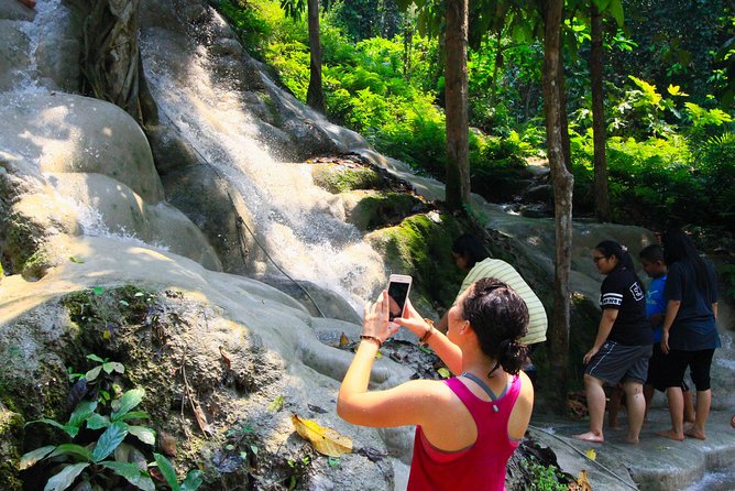 Climb Sticky Waterfall Like a Spiderman - Refreshing Swim in the Natural Pool