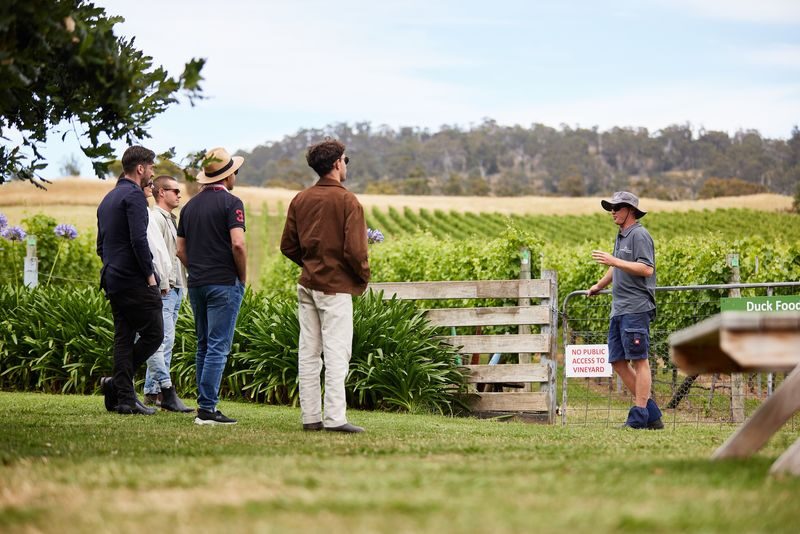 Coal River Valley Wine and Food Tour - Making room for lunch and local produce